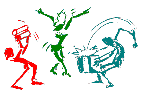 3 Sambistas in Action